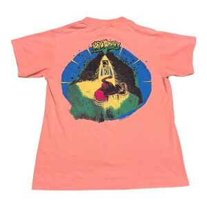 Vintage 1990 Ocean Pacific 12 o'clock Surfer Clock Single Stitch Shirt Men's S